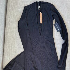 Skims soft lounge ribbed stretch modal maxi dress SIZE XS